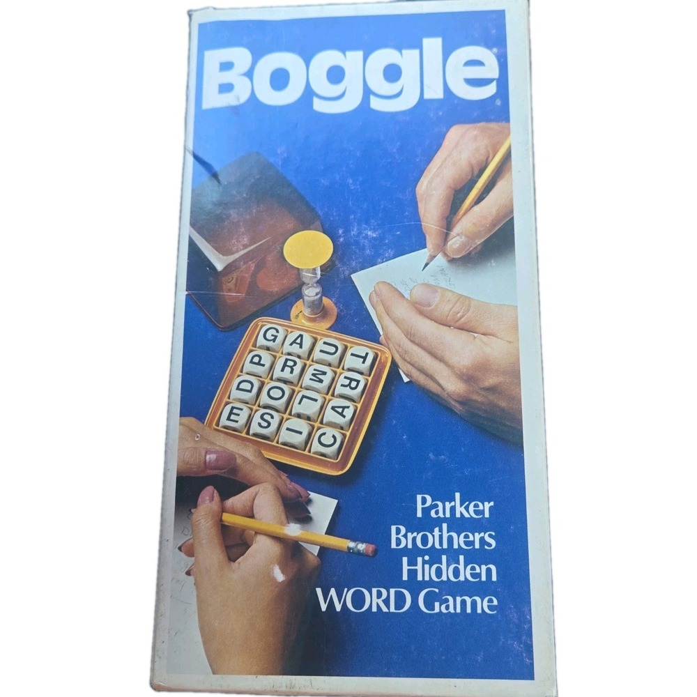 Vintage Boggle Word Game by Parker Brothers – Complete, Original 1976 Edition